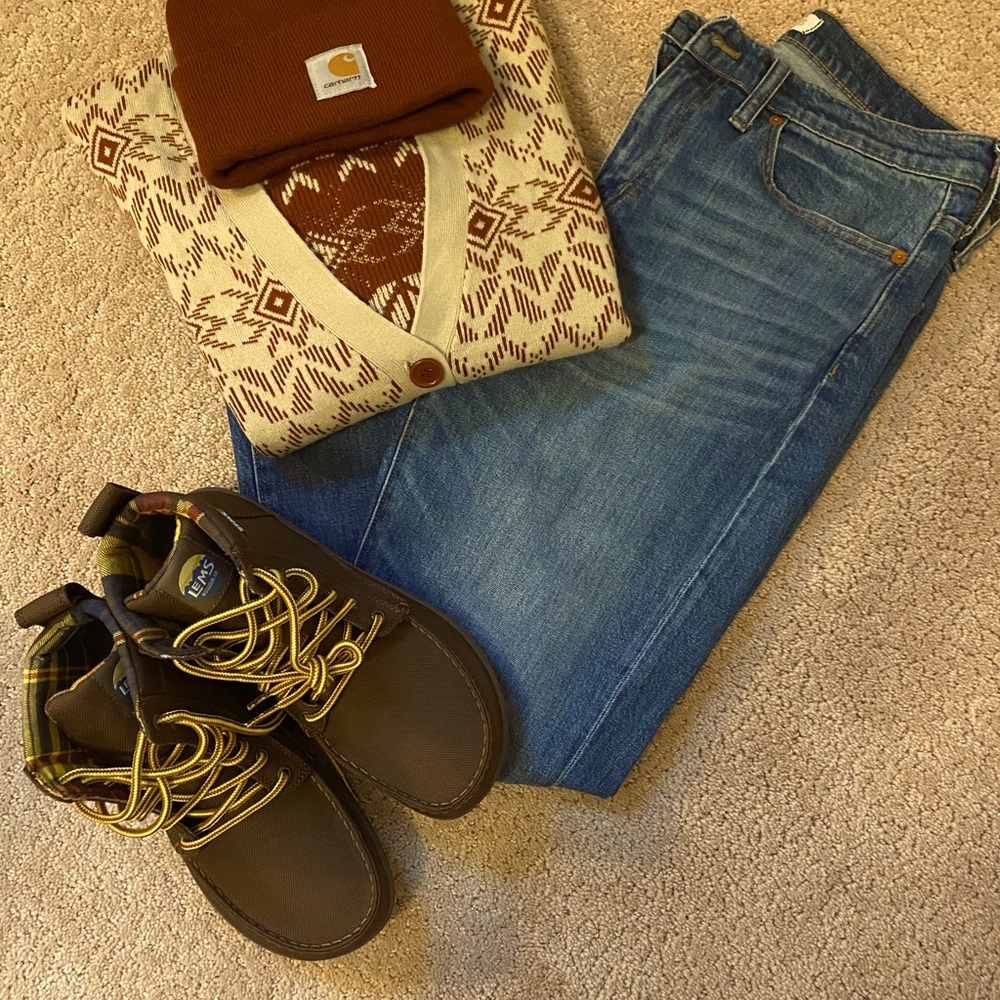 Madewell straight crop jeans size 30